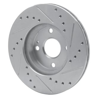 R1 Concepts® - eLINE™ Drilled and Slotted 1-Piece Front Driver Side Brake Rotor