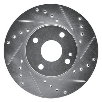 R1 Concepts® - eLINE™ Drilled and Slotted 1-Piece Front Passenger Side Brake Rotor