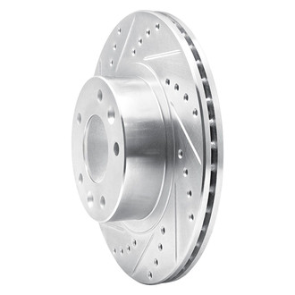 R1 Concepts® - eLINE™ Drilled and Slotted 1-Piece Front Driver Side Brake Rotor