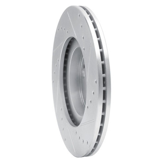 R1 Concepts® - eLINE™ Drilled and Slotted 1-Piece Front Driver Side Brake Rotor