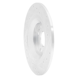 R1 Concepts® - eLINE™ Drilled and Slotted 1-Piece Rear Driver Side Brake Rotor