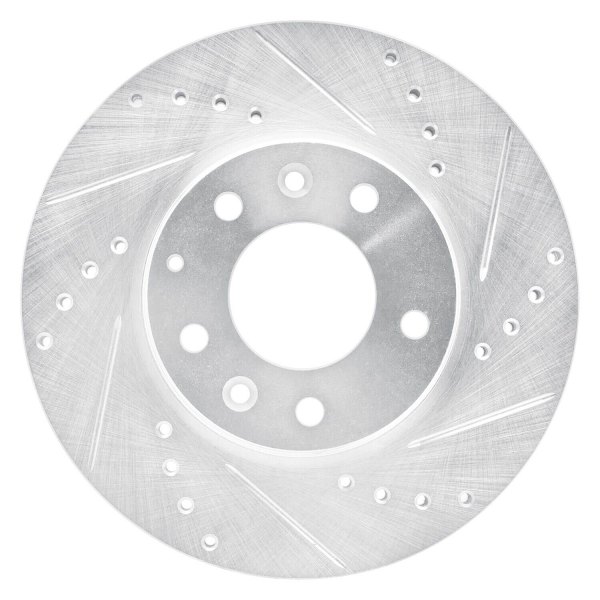 R1 Concepts® - eLINE™ Drilled and Slotted 1-Piece Front Brake Rotor