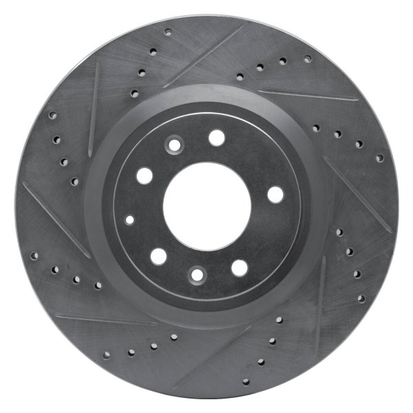 R1 Concepts® - eLINE™ Drilled and Slotted 1-Piece Front Brake Rotor