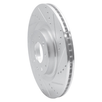 R1 Concepts® - eLINE™ Drilled and Slotted 1-Piece Front Passenger Side Brake Rotor