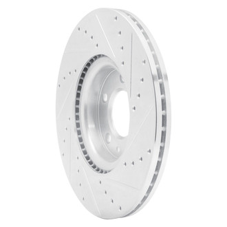 R1 Concepts® - eLINE™ Drilled and Slotted 1-Piece Front Driver Side Brake Rotor