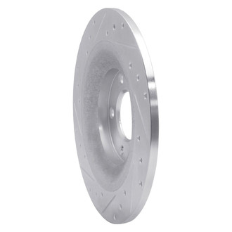 R1 Concepts® - eLINE™ Drilled and Slotted 1-Piece Rear Passenger Side Brake Rotor