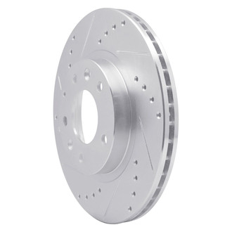 R1 Concepts® - eLINE™ Drilled and Slotted 1-Piece Front Driver Side Brake Rotor
