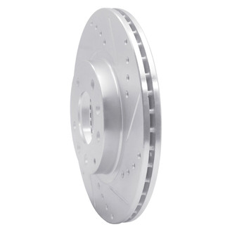 R1 Concepts® - eLINE™ Drilled and Slotted 1-Piece Front Passenger Side Brake Rotor