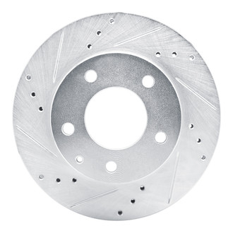 R1 Concepts® - eLINE™ Drilled and Slotted 1-Piece Front Driver Side Brake Rotor