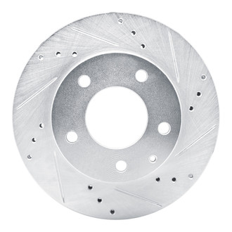R1 Concepts® - eLINE™ Drilled and Slotted 1-Piece Front Passenger Side Brake Rotor