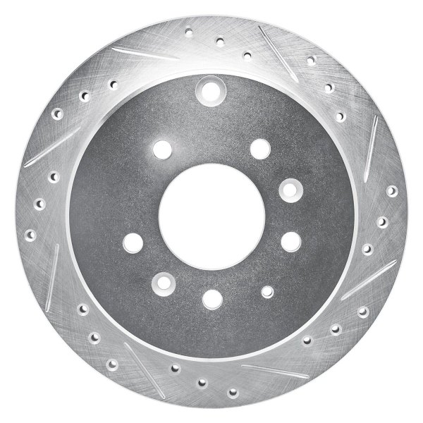 R1 Concepts® - eLINE™ Drilled and Slotted 1-Piece Rear Brake Rotor