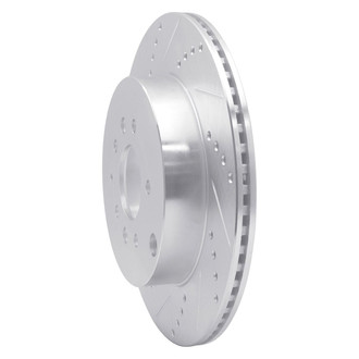 R1 Concepts® - eLINE™ Drilled and Slotted 1-Piece Rear Driver Side Brake Rotor