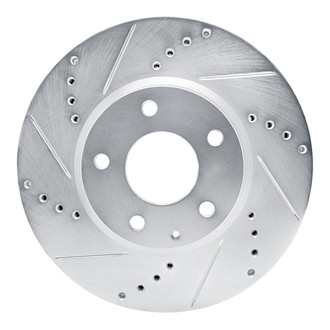 R1 Concepts® - eLINE™ Drilled and Slotted 1-Piece Front Driver Side Brake Rotor