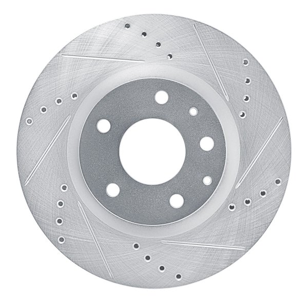 R1 Concepts® - eLINE™ Drilled and Slotted 1-Piece Front Brake Rotor