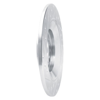 R1 Concepts® - eLINE™ Drilled and Slotted 1-Piece Rear Driver Side Brake Rotor