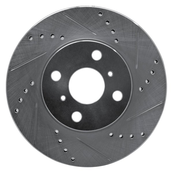 R1 Concepts® - eLINE™ Drilled and Slotted 1-Piece Front Brake Rotor