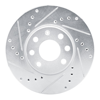 R1 Concepts® - eLINE™ Drilled and Slotted 1-Piece Front Driver Side Brake Rotor