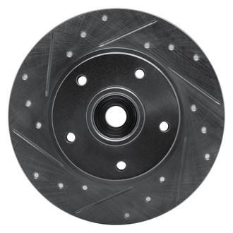 R1 Concepts® - eLINE™ Drilled and Slotted 1-Piece Front Driver Side Brake Rotor