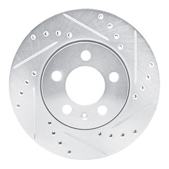 R1 Concepts® - eLINE™ Drilled and Slotted 1-Piece Front Passenger Side Brake Rotor