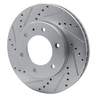 R1 Concepts® - eLINE™ Drilled and Slotted 1-Piece Front Driver Side Brake Rotor