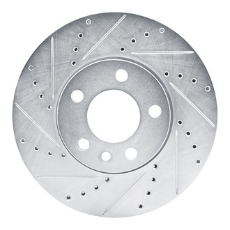 R1 Concepts® - eLINE™ Drilled and Slotted 1-Piece Front Driver Side Brake Rotor