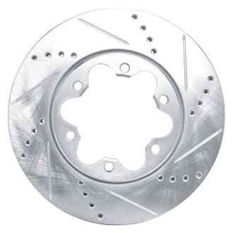 R1 Concepts® - eLINE™ Drilled and Slotted 1-Piece Front Passenger Side Brake Rotor