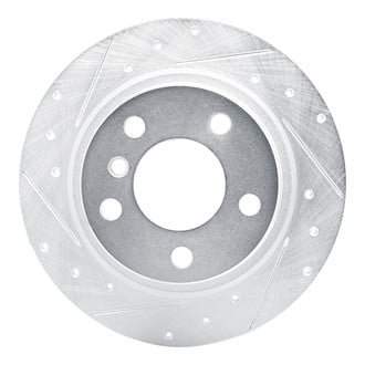 R1 Concepts® - eLINE™ Drilled and Slotted 1-Piece Rear Driver Side Brake Rotor