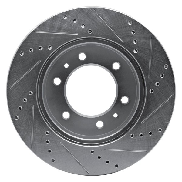 R1 Concepts® - eLINE™ Drilled and Slotted 1-Piece Front Brake Rotor