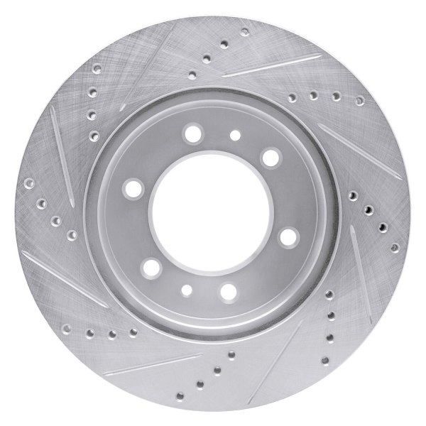 R1 Concepts® - eLINE™ Drilled and Slotted 1-Piece Front Brake Rotor