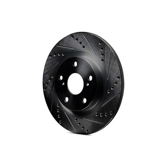R1 Concepts® - eLINE™ Drilled and Slotted 1-Piece Rear Passenger Side Brake Rotor