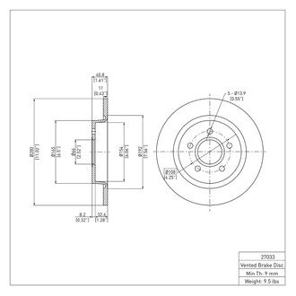 R1 Concepts® - eLINE Series Plain Brake Rotors