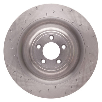 R1 Concepts® - Slotted 1-Piece Front Driver Side Brake Rotor