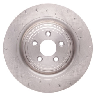 R1 Concepts® - Slotted 1-Piece Rear Passenger Side Brake Rotor