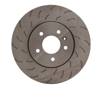R1 Concepts® - Slotted 1-Piece Front Driver Side Brake Rotor