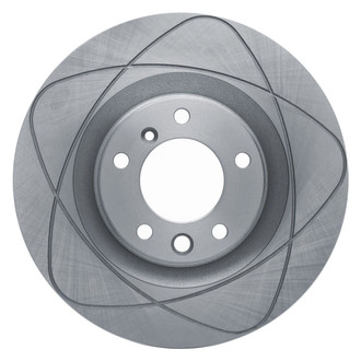 R1 Concepts® - Slotted 1-Piece Front Brake Rotor