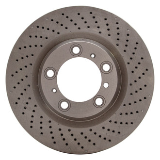 R1 Concepts® - Drilled 1-Piece Rear Passenger Side Brake Rotor