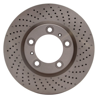 R1 Concepts® - Drilled 1-Piece Front Passenger Side Brake Rotor
