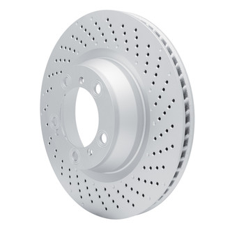 R1 Concepts® - Drilled 1-Piece Rear Passenger Side Brake Rotor