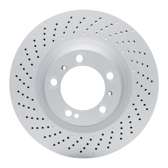 R1 Concepts® - Drilled 1-Piece Rear Driver Side Brake Rotor