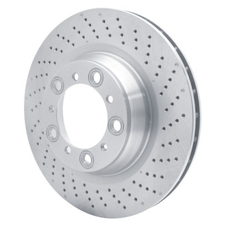 R1 Concepts® - Drilled 1-Piece Rear Passenger Side Brake Rotor