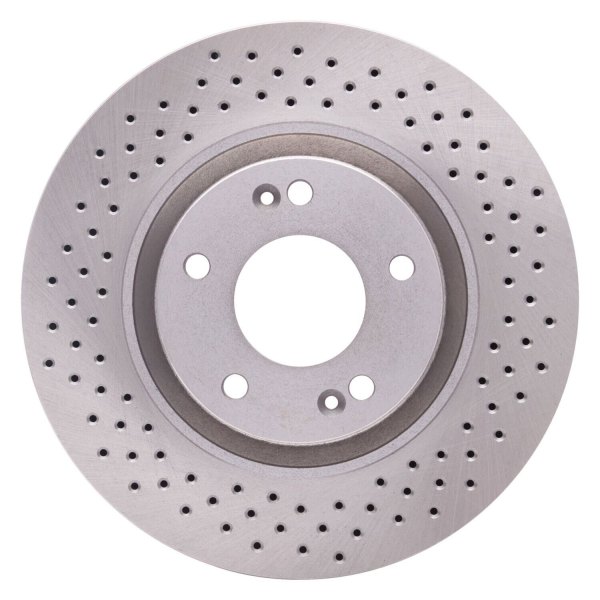 R1 Concepts® - Drilled 1-Piece Front Brake Rotor
