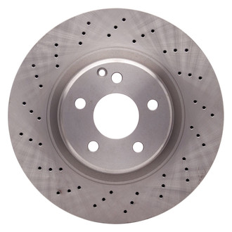 R1 Concepts® - Drilled 1-Piece Front Brake Rotor