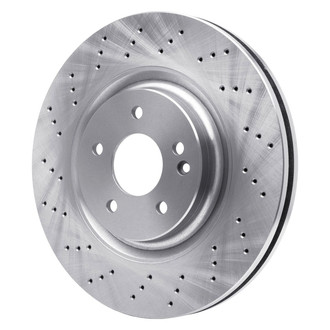 R1 Concepts® - Drilled 1-Piece Front Brake Rotor