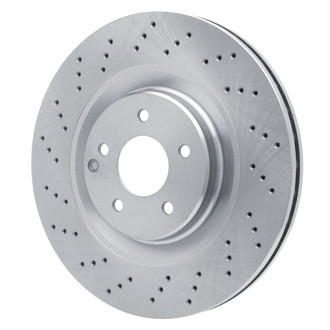 R1 Concepts® - Drilled 1-Piece Front Brake Rotor