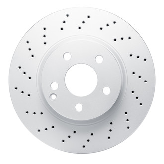R1 Concepts® - Drilled 1-Piece Front Brake Rotor