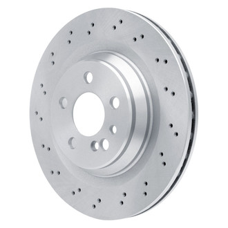 R1 Concepts® - Drilled 1-Piece Rear Brake Rotor