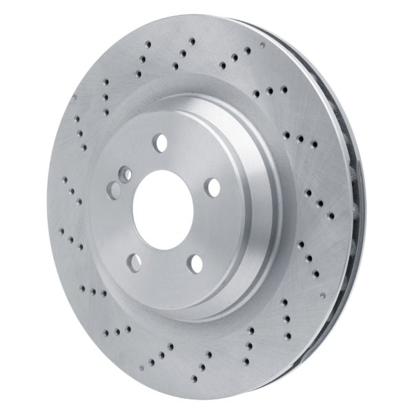 R1 Concepts® - Drilled 1-Piece Rear Brake Rotor