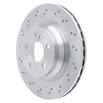 R1 Concepts® - Drilled 1-Piece Rear Brake Rotor