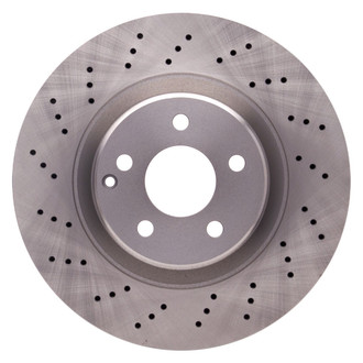 R1 Concepts® - Drilled 1-Piece Front Brake Rotor