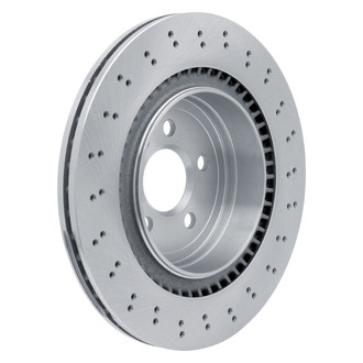 R1 Concepts® - Drilled 1-Piece Rear Brake Rotor
